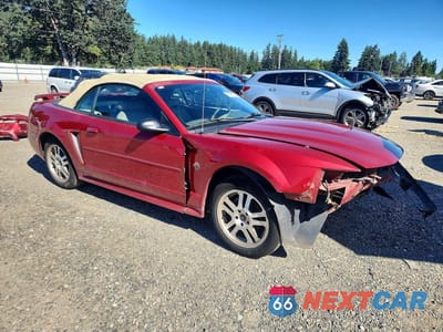 Czwarte zdjęcie samochodu z boku: 2004 FORD MUSTANG VIN:1FAFP44604F154650 - miniatura