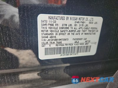 Zdjęcie 13 z 13 samochodu: 2024 NISSAN ARIYA EVOLVE+ E-4ORCE VIN:JN1DF0BB1RM733973 - miniatura