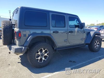 Trzecie zdjęcie samochodu z tyłu: 2020 JEEP WRANGLER UNLIMITED RUBICON VIN:1C4HJXFN3LW331832 - miniatura