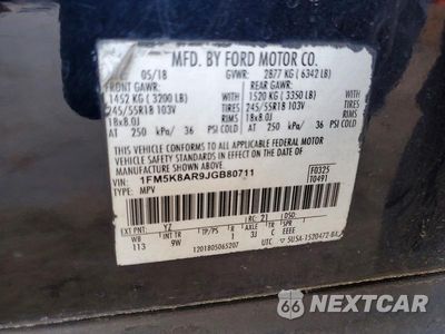 Zdjęcie 23 z 24 samochodu: 2018 FORD EXPLORER POLICE INTERCEPTOR VIN:1FM5K8AR9JGB80711 - miniatura
