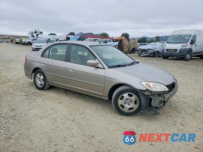 Czwarte zdjęcie samochodu z boku: 2004 HONDA CIVIC HYBRID VIN:JHMES956X4S016569 - miniatura