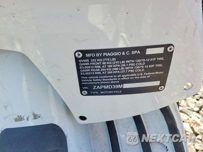Zdjęcie 9 z 9 samochodu: 2024 VESPA GTS/SEI GIORNI 300 VIN:ZAPMD39M2R5200776 - miniatura