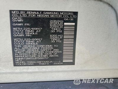 Zdjęcie 14 z 14 samochodu: 2018 NISSAN ROGUE SV VIN:KNMAT2MT0JP589717 - miniatura