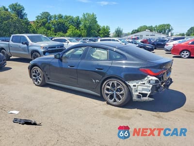 Drugie zdjęcie samochodu z przodu: 2024 BMW I4 EDRIVE 35 VIN:WBY43AW07RFS48521 - miniatura