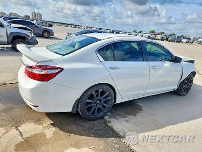 Trzecie zdjęcie samochodu z tyłu: 2016 HONDA ACCORD LX VIN:1HGCR2F30GA069907 - miniatura