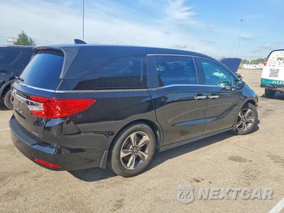 Trzecie zdjęcie samochodu z tyłu: 2019 HONDA ODYSSEY TOURING VIN:5FNRL6H83KB097968 - miniatura