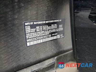 Zdjęcie 13 z 13 samochodu: 2024 BMW IX XDRIVE50 VIN:WB523CF05RCR52749 - miniatura