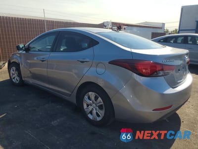 Drugie zdjęcie samochodu z przodu: 2016 HYUNDAI ELANTRA SE VIN:5NPDH4AE6GH676073 - miniatura