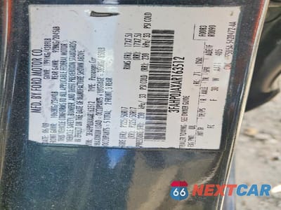 Zdjęcie 13 z 13 samochodu: 2010 FORD FUSION SEL VIN:3FAHP0JAXAR163512 - miniatura