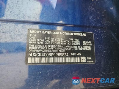 Zdjęcie 13 z 13 samochodu: 2023 BMW X5 SDRIVE 40I VIN:5UXCR4C06P9P69824 - miniatura