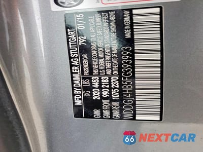 Zdjęcie 12 z 12 samochodu: 2015 MERCEDES-BENZ C 250 VIN:WDDGJ4HB5FG393993 - miniatura