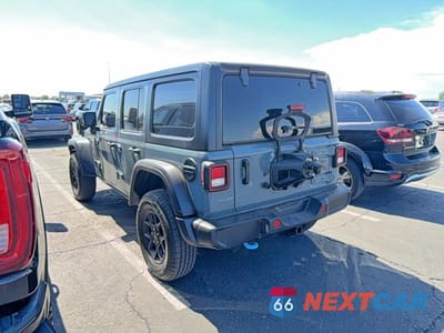 Trzecie zdjęcie samochodu z tyłu: 2024 JEEP WRANGLER 4XE VIN:1C4RJXN62RW209888 - miniatura