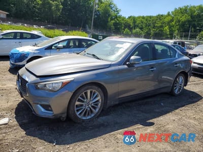2018 INFINITI Q50 3.0T LUXE JN1EV7AR3JM430700 - główne zdjęcie licytacji z USA - miniatura