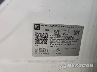 Zdjęcie 13 z 13 samochodu: 2021 CHEVROLET EQUINOX LT VIN:3GNAXUEVXMS170075 - miniatura