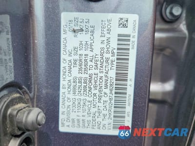 Zdjęcie 13 z 13 samochodu: 2018 HONDA CR-V EXL VIN:2HKRW2H87JH628217 - miniatura