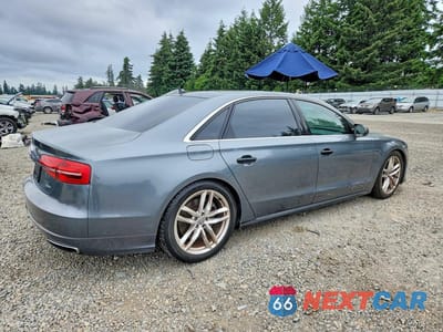 Trzecie zdjęcie samochodu z tyłu: 2017 AUDI A8 L QUATTRO VIN:WAU44AFD5HN006975 - miniatura