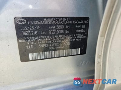 Zdjęcie 12 z 12 samochodu: 2016 HYUNDAI ELANTRA SE VIN:5NPDH4AE8GH718906 - miniatura