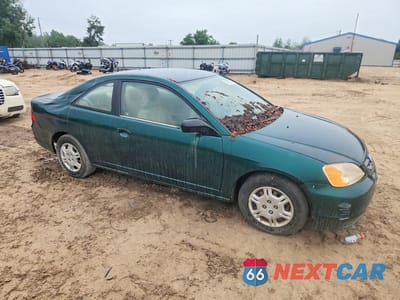 Czwarte zdjęcie samochodu z boku: 2001 HONDA CIVIC LX VIN:1HGEM22561L042088 - miniatura