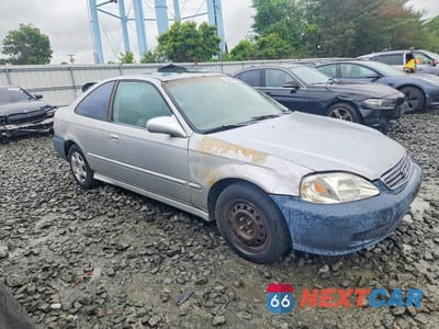 Czwarte zdjęcie samochodu z boku: 2000 HONDA CIVIC EX VIN:1HGEJ8241YL116756 - miniatura