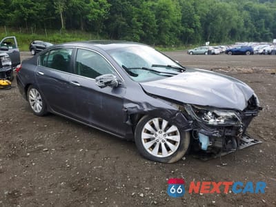 Czwarte zdjęcie samochodu z boku: 2013 HONDA ACCORD EXL VIN:1HGCR2F82DA280176 - miniatura
