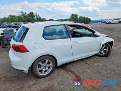 Trzecie zdjęcie samochodu z tyłu: 2015 VOLKSWAGEN GOLF VIN:3VW817AU6FM024459 - miniatura
