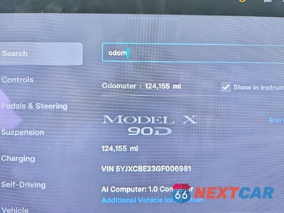 Zdjęcie 9 z 12 samochodu: 2016 TESLA MODEL X VIN:5YJXCBE23GF006981 - miniatura