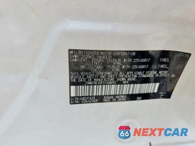Zdjęcie 13 z 13 samochodu: 2015 TOYOTA RAV4 XLE VIN:JTMRFREV0FD154692 - miniatura
