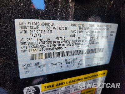 Zdjęcie 14 z 14 samochodu: 2025 FORD EXPED 4X4 VIN:1FMJU1J80SEA59537 - miniatura