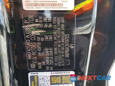 Zdjęcie 13 z 13 samochodu: 2017 KIA SPORTAGE LX VIN:KNDPM3AC1H7097015 - miniatura