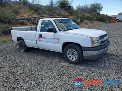 Czwarte zdjęcie samochodu z boku: 2005 CHEVROLET SILVERADO C1500 VIN:1GCEC14X65Z233202 - miniatura