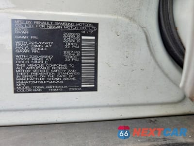 Zdjęcie 12 z 12 samochodu: 2017 NISSAN ROGUE SV VIN:KNMAT2MTXHP548294 - miniatura