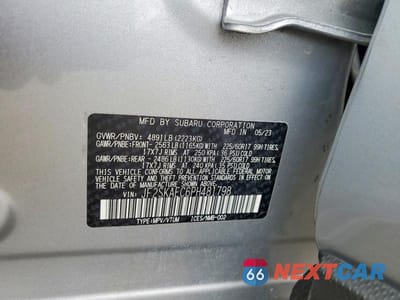 Zdjęcie 13 z 13 samochodu: 2023 SUBARU FORESTER PREMIUM VIN:JF2SKAEC6PH481798 - miniatura