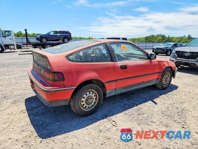 Trzecie zdjęcie samochodu z tyłu: 1991 HONDA CIVIC CRX 1.5 HF VIN:JHMED8360MS007855 - miniatura