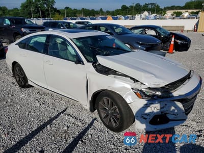 Czwarte zdjęcie samochodu z boku: 2021 HONDA ACCORD EXL VIN:1HGCV1F55MA085443 - miniatura