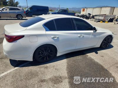 Trzecie zdjęcie samochodu z tyłu: 2021 INFINITI Q50 LUXE VIN:JN1EV7BP9MM704161 - miniatura