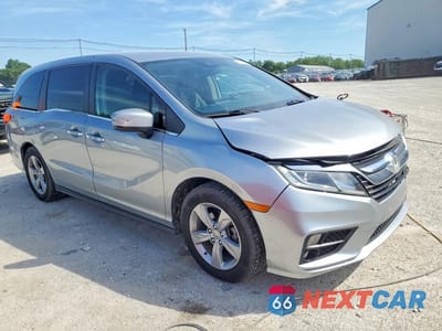 Czwarte zdjęcie samochodu z boku: 2019 HONDA ODYSSEY EX VIN:5FNRL6H50KB001882 - miniatura