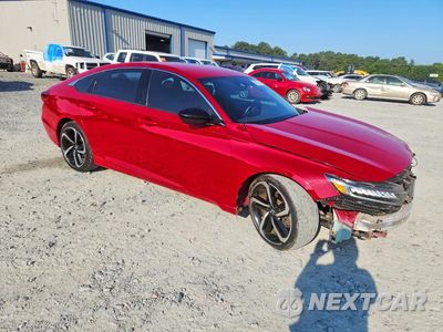 Czwarte zdjęcie samochodu z boku: 2021 HONDA ACCORD SPORT VIN:1HGCV1F33MA104196 - miniatura