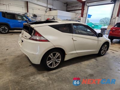 Trzecie zdjęcie samochodu z tyłu: 2011 HONDA CR-Z VIN:JHMZF1C46BS000438 - miniatura