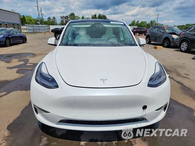Piąte zdjęcie samochodu w środku: 2021 TESLA MODEL Y VIN:5YJYGDEF5MF196978 - miniatura