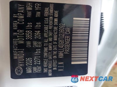 Zdjęcie 13 z 13 samochodu: 2026 HYUNDAI ELANTRA SE VIN:KMHLL4DG8TU216092 - miniatura