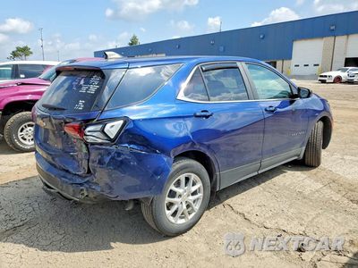 Trzecie zdjęcie samochodu z tyłu: 2022 CHEVROLET EQUINOX LT VIN:3GNAXKEV2NL309650 - miniatura