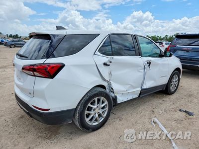 Trzecie zdjęcie samochodu z tyłu: 2022 CHEVROLET EQUINOX LT VIN:3GNAXJEV4NL133341 - miniatura