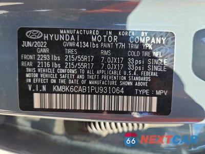 Zdjęcie 14 z 14 samochodu: 2023 HYUNDAI KONA SEL VIN:KM8K6CAB1PU931064 - miniatura