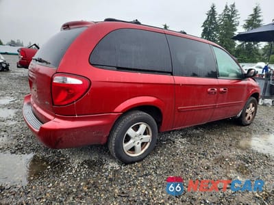 Trzecie zdjęcie samochodu z tyłu: 2006 DODGE GRAND CARAVAN SXT VIN:2D4GP44L56R627770 - miniatura