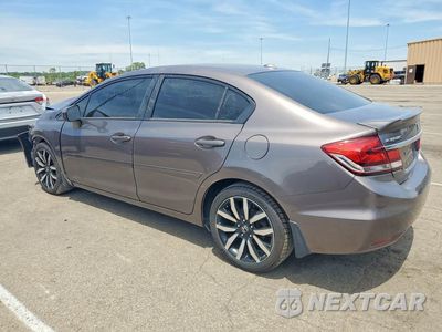 Drugie zdjęcie samochodu z przodu: 2015 HONDA CIVIC EXL VIN:19XFB2F90FE062178 - miniatura