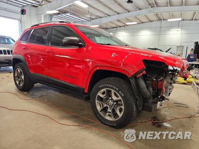 Czwarte zdjęcie samochodu z boku: 2019 JEEP CHEROKEE TRAILHAWK VIN:1C4PJMBXXKD395474 - miniatura