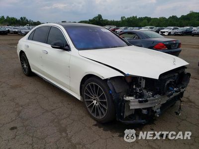 Czwarte zdjęcie samochodu z boku: 2021 MERCEDES-BENZ S 580 4MATIC VIN:W1K6G7GB2MA038597 - miniatura