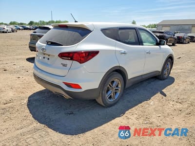 Trzecie zdjęcie samochodu z tyłu: 2018 HYUNDAI SANTA FE SPORT 2.4L VIN:5NMZTDLB9JH083495 - miniatura