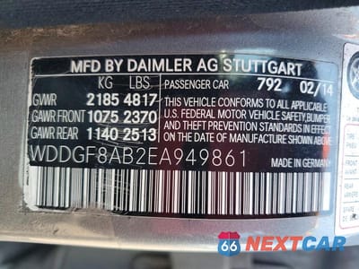 Zdjęcie 12 z 12 samochodu: 2014 MERCEDES-BENZ C 300 4MATIC VIN:WDDGF8AB2EA949861 - miniatura