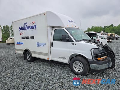 Czwarte zdjęcie samochodu z boku: 2024 CHEVROLET EXPRESS DELIVERY TRUCK VIN:1HA0GRF76RN015263 - miniatura